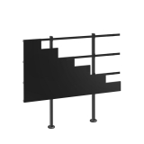 FMLED 6x6 dvLED-Bodenhalterung für 27-Schränke in 6x6-Konfiguration
