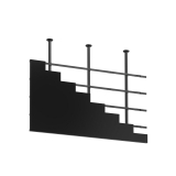 CLED 8x8 dvLED-Deckenhalterung für 27-Schränke in 8x8-Konfiguration