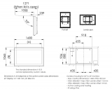 S092.1600.3 Display-Innengehäuse, 56-65 Zoll