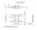 S152.0120-ES Halterungßet mit White Boards SmartMetals