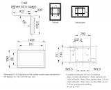 S092.1600.2 Display-Innengehäuse, 50-55 Zoll