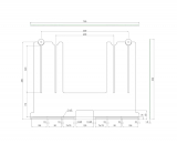 S052.7285 Soundbar-Halterung für Display-Liftsysteme