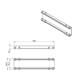 PLA 9304 Koppelelement dvLED Schnittstellenleiste  PLB 31xx